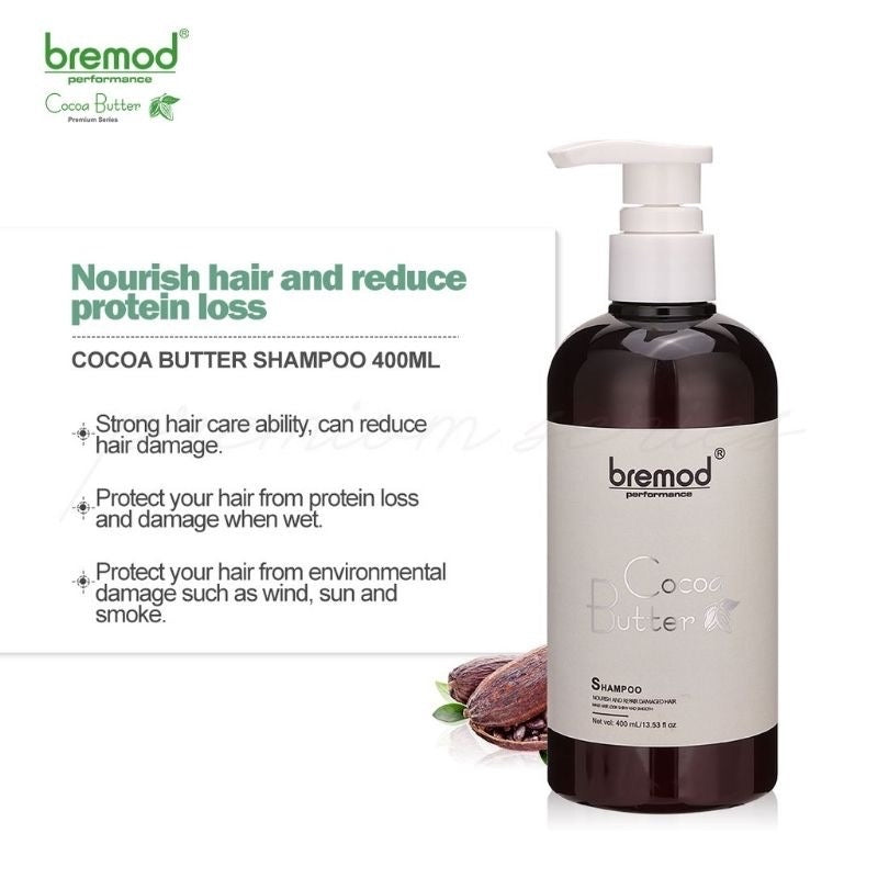 Bremod Cocoa Butter Shampoo + Conditioner Set (400mlx2)