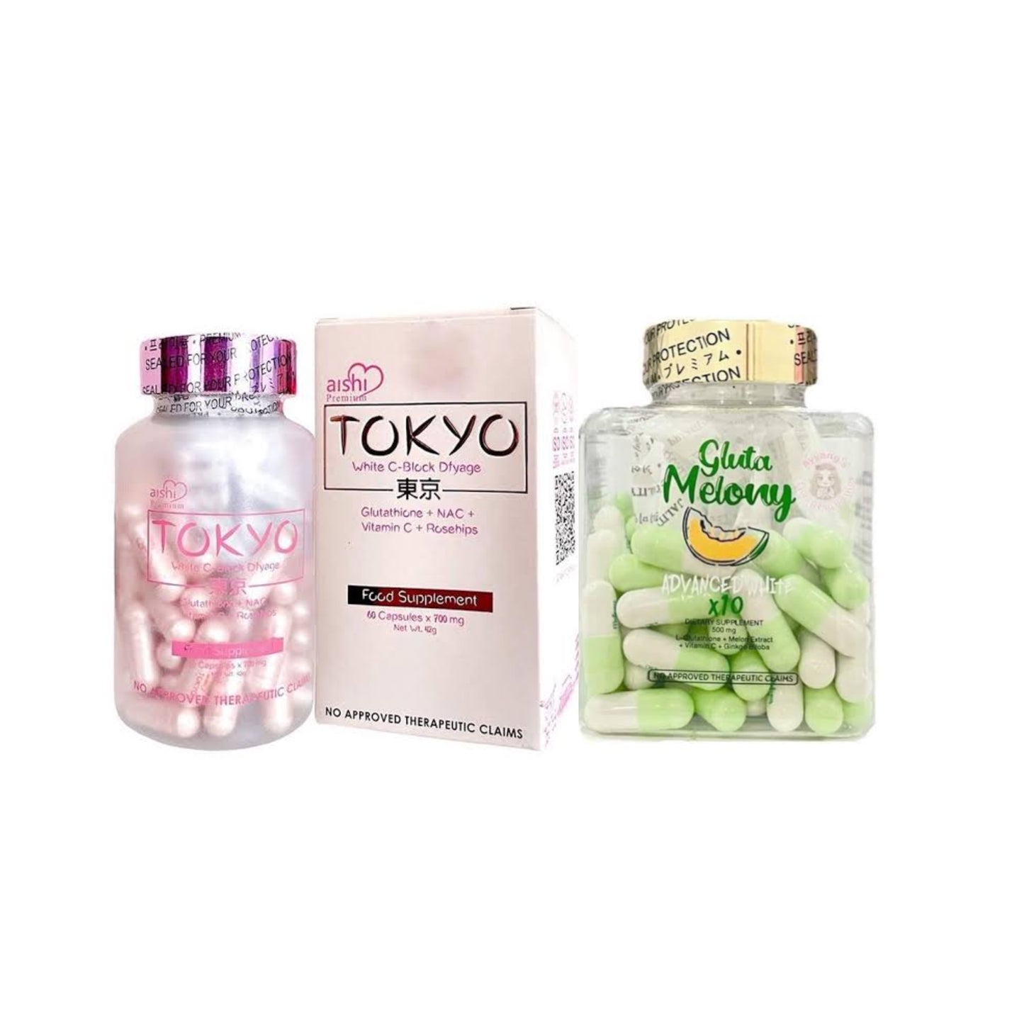 Aishi Tokyo + Gluta Melony Power Duo Set