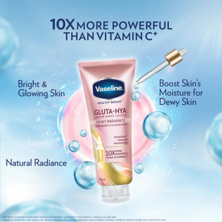 Vaseline Gluta-Hya Serum Burst Lotion Dewy Radiance
