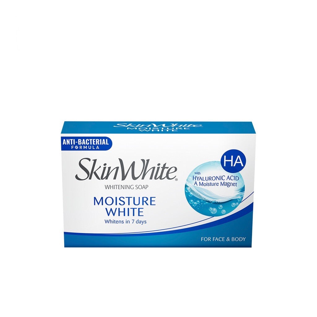 SkinWhite Whitening Face and Body Bar Soap Moisture White with Hyaluronic Acid (90gm)