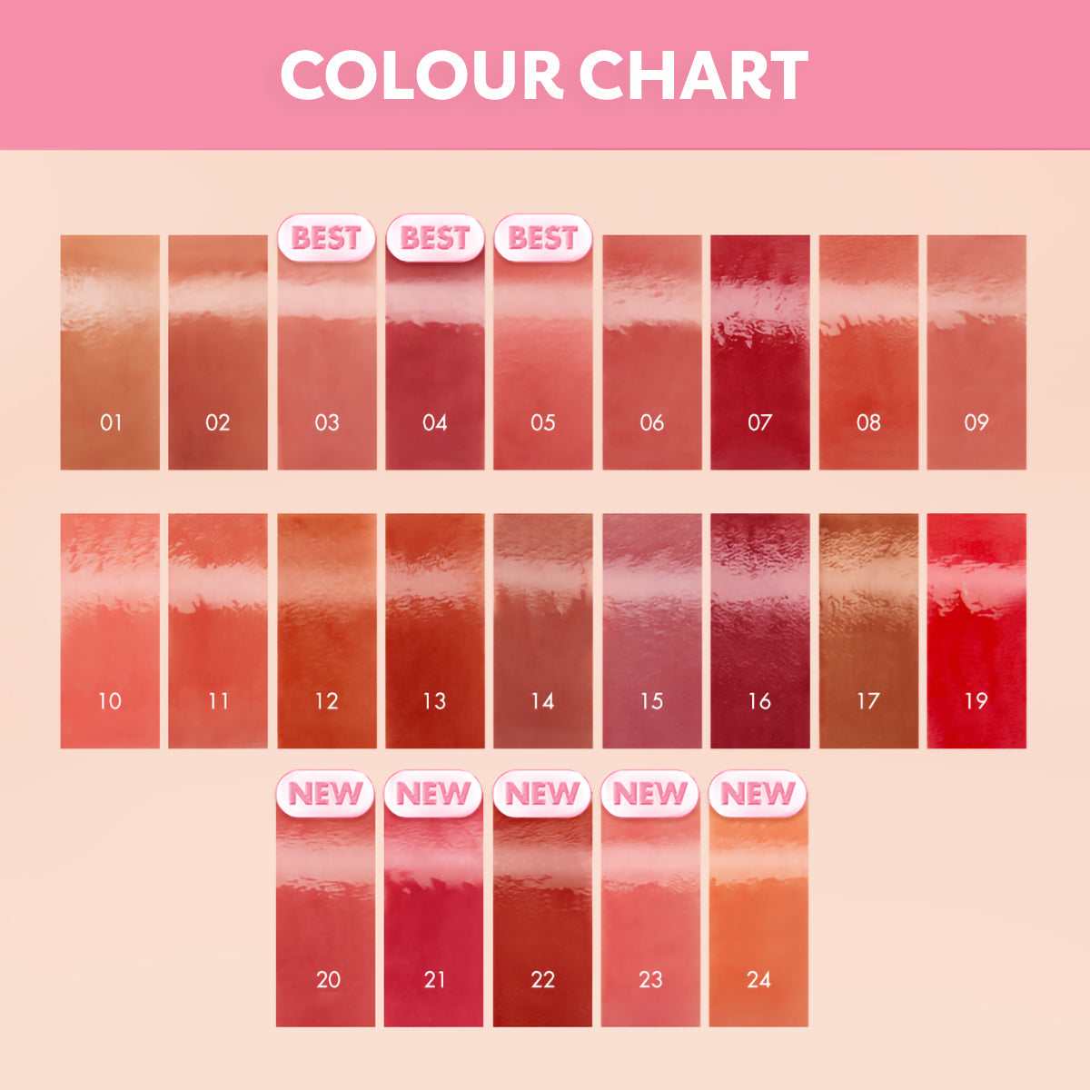 ROM&ND The Juicy Lasting Tint #23 Peach Peach Me