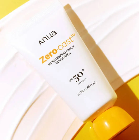 Anua Zero Cast Moisturizing Finish Sunscreen SPF50 (50ml)