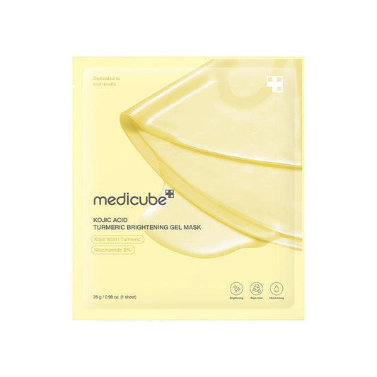 Medicube Kojic Acid Turmeric Brightening Gel Mask (1pack/4 sheet masks)