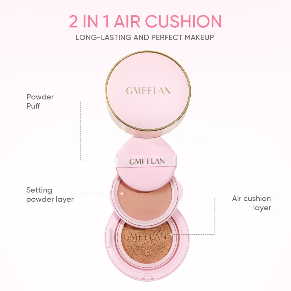 GMEELAN Black Truffle High Coverage BHA Repair Long Lasting 2 in 1 Air Cushion Foundation