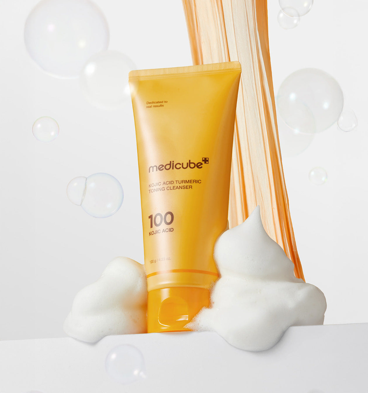 Medicube Kojic Acid Turmeric Toning Cleanser (120gm)