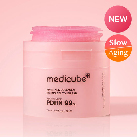 Medicube PDRN Pink Collagen Toning Gel Toner Pad (70pads)
