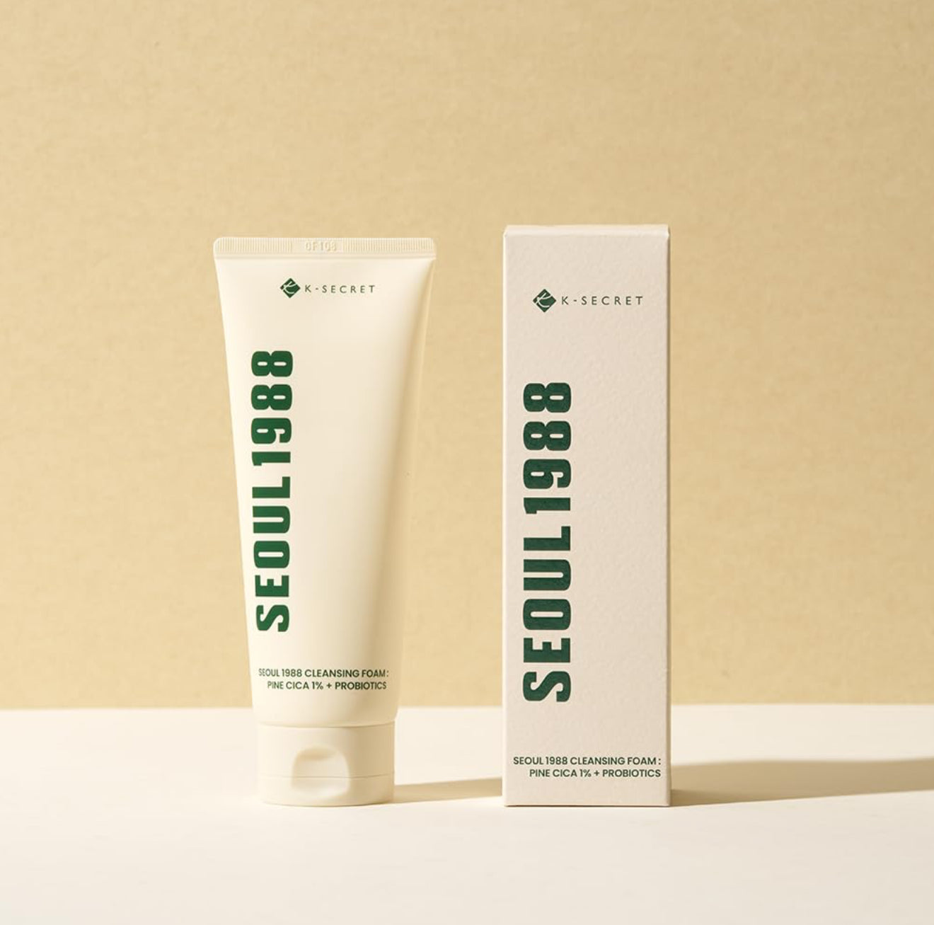 K-SECRET Seoul 1988 Cleansing Foam Fine Cica 1% + Probiotics (150ml)