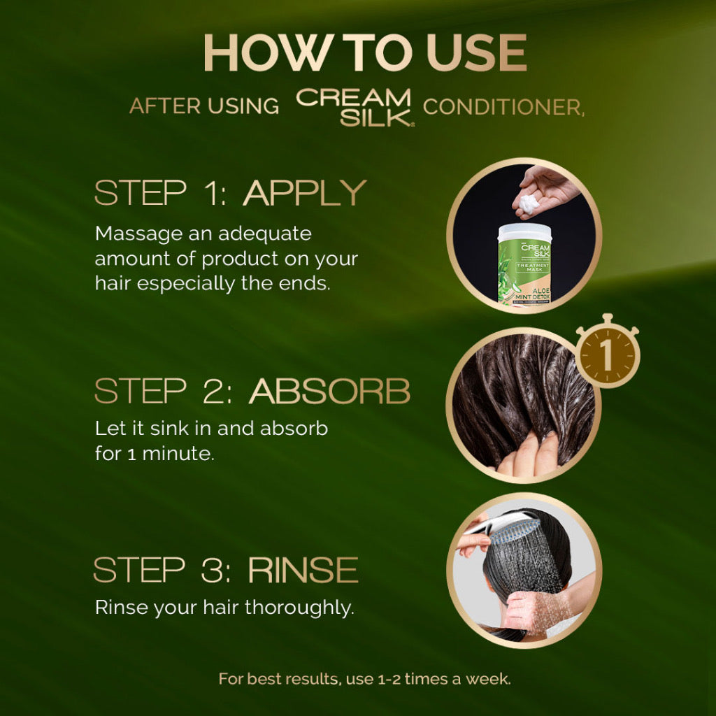 CREAM SILK Keratin Aloe Mint Detox (650ml)