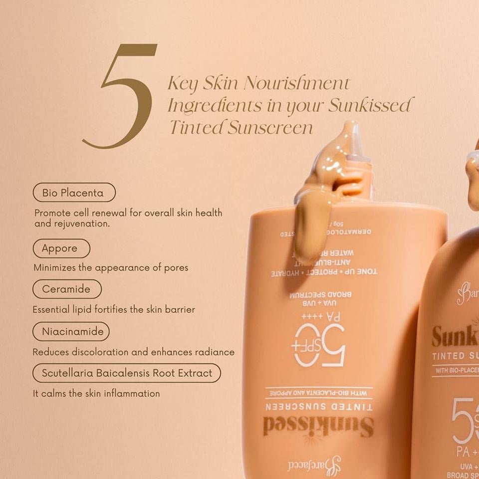 Barefaced Sunkissed Tinted Sunscreen (50gm)