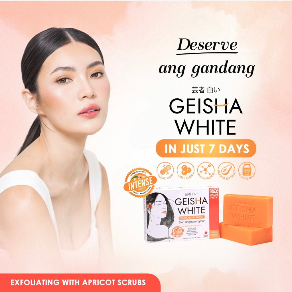 Geisha Intense Scar & Blemish Skin Lightening Bar (65gmx2)