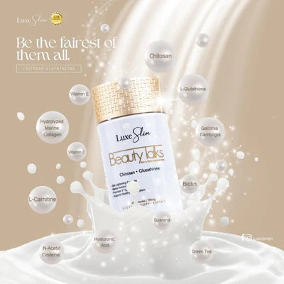 LS Beauty Talks (Chitosan + Glutathione + Collagen) 60 Capsules