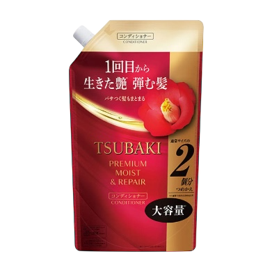 Shiseido Tsubaki Premium Volume & Repair Conditioner Refill (600ml)