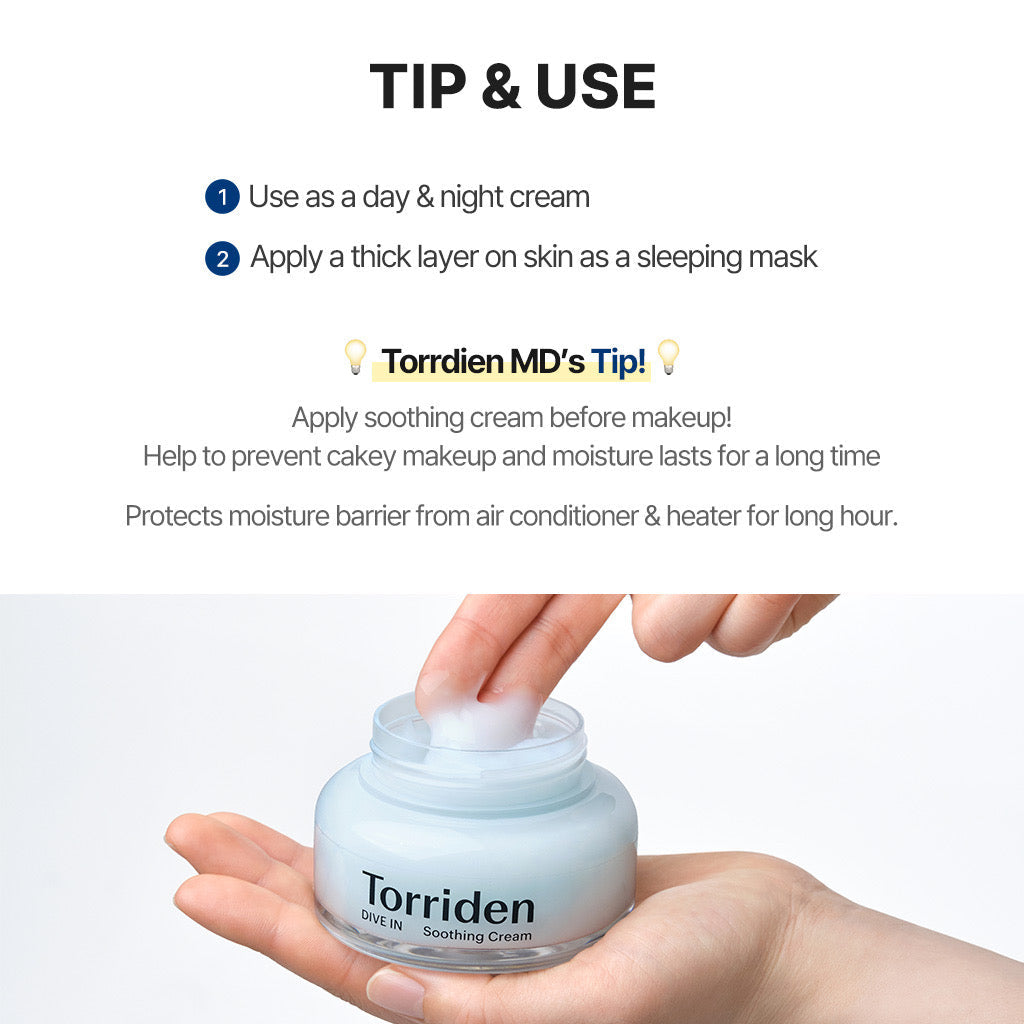 Torriden Dive In Soothing Cream (100ml)