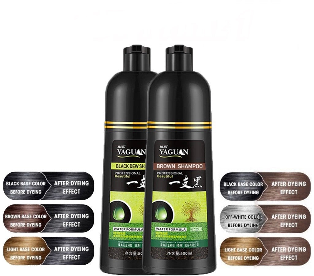 Yaguan Hair Dye Shampoo (500ml)
