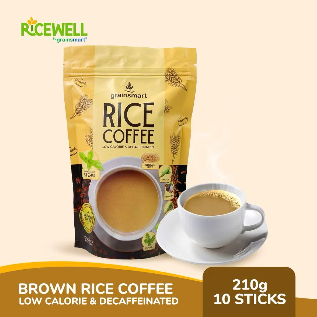 Grainsmart Rice Coffee Low Calorie and Decaffeinated