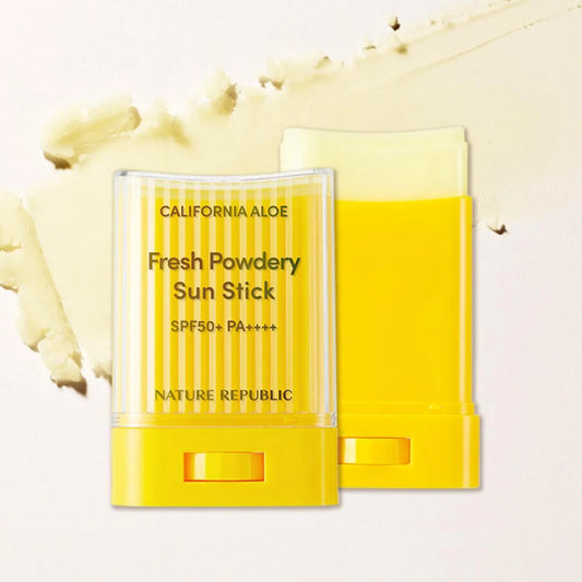 NATURE REPUBLIC California Aloe Fresh Powdery Sun Stick SPF50+ (24gm)