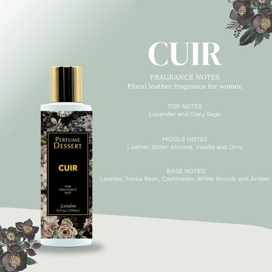 Perfume Dessert London Fine Fragrance Mist Cuir (270ml)