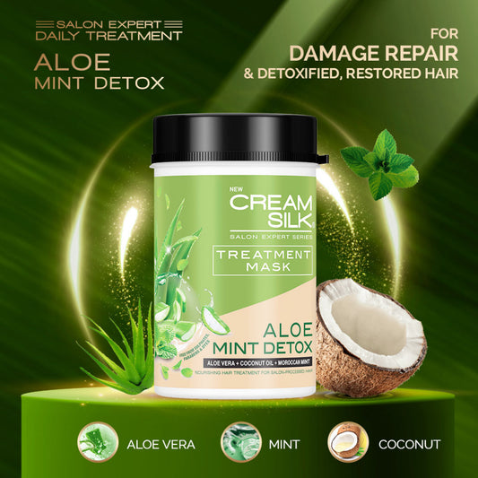 CREAM SILK Keratin Aloe Mint Detox (650ml)