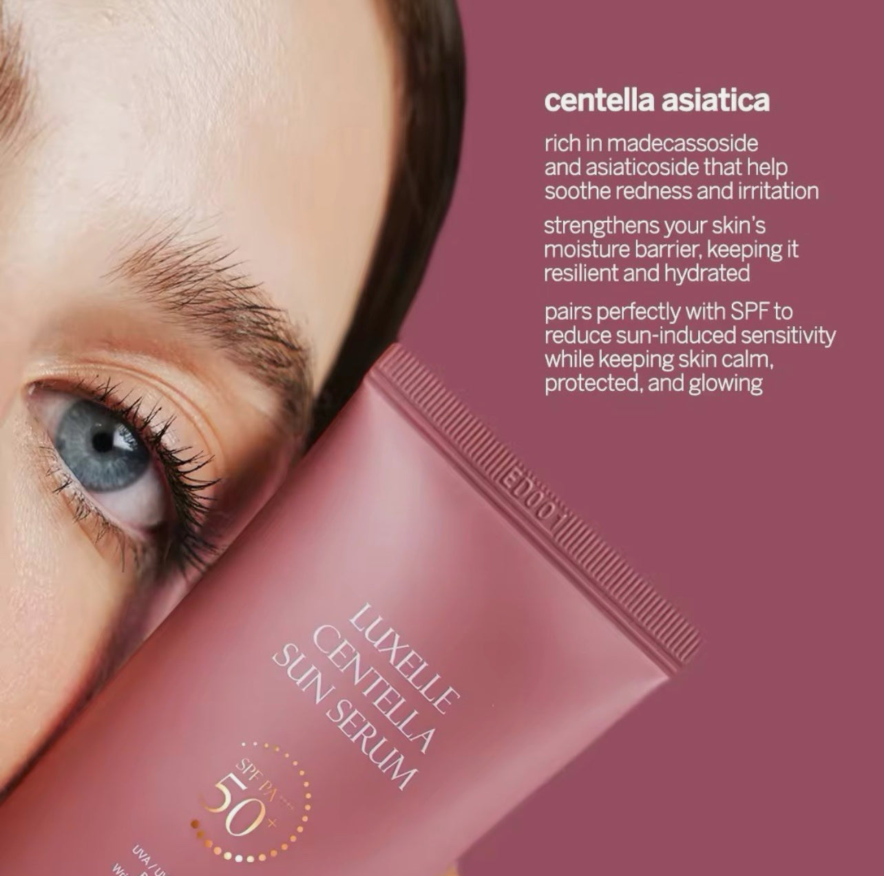 Luxelle Centella Sun Serum SPF50++++ (50ml)