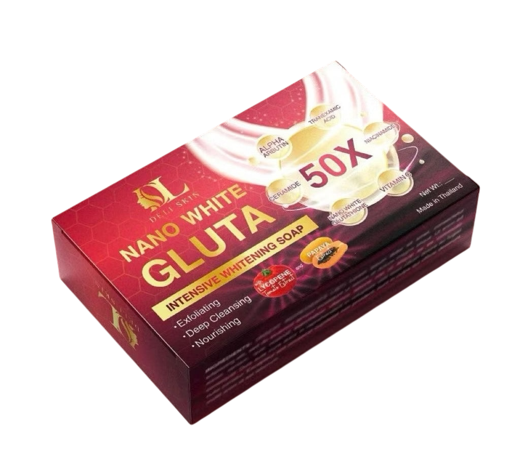 Deli Skin Nano White Gluta Intensive Whitening Soap (90gm)
