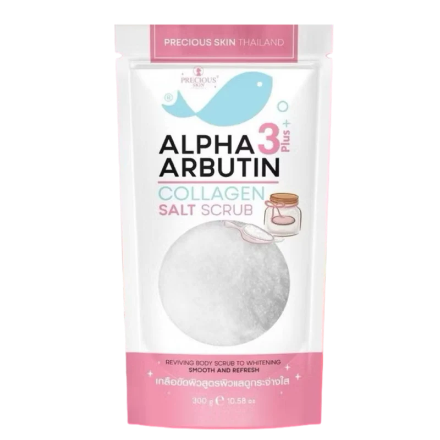 Precious Skin Alpha Arbutin 3plus Collagen Salt Scrub (300gm)