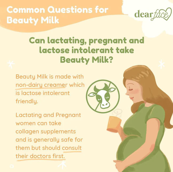 Dear Face Beauty Milk Melon Collagen Drink