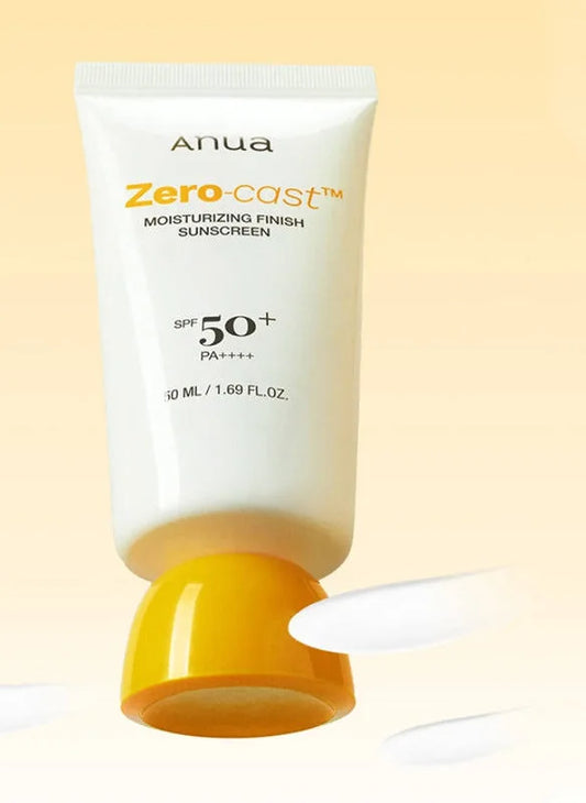Anua Zero Cast Moisturizing Finish Sunscreen SPF50 (50ml)