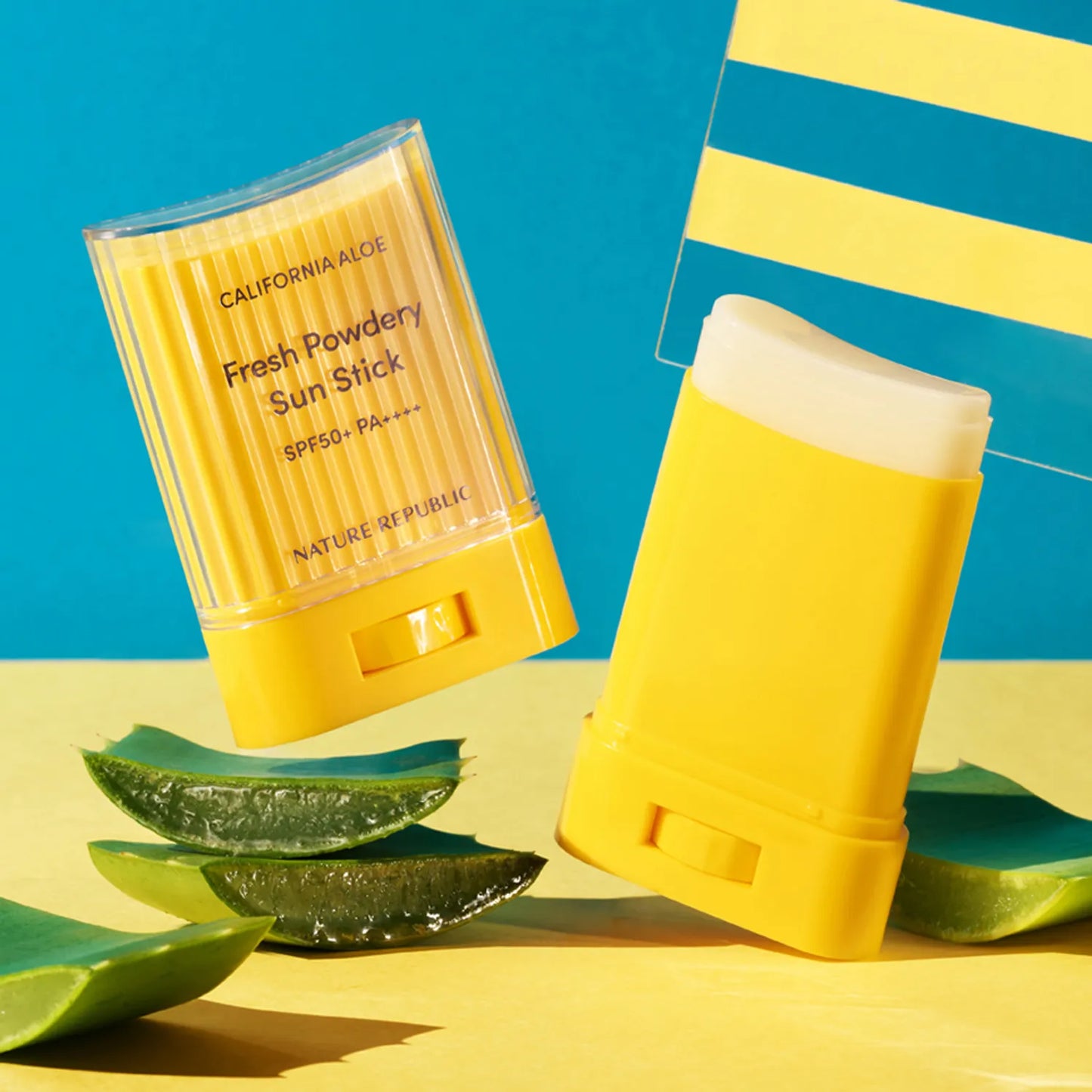 NATURE REPUBLIC California Aloe Fresh Powdery Sun Stick SPF50+ (24gm)