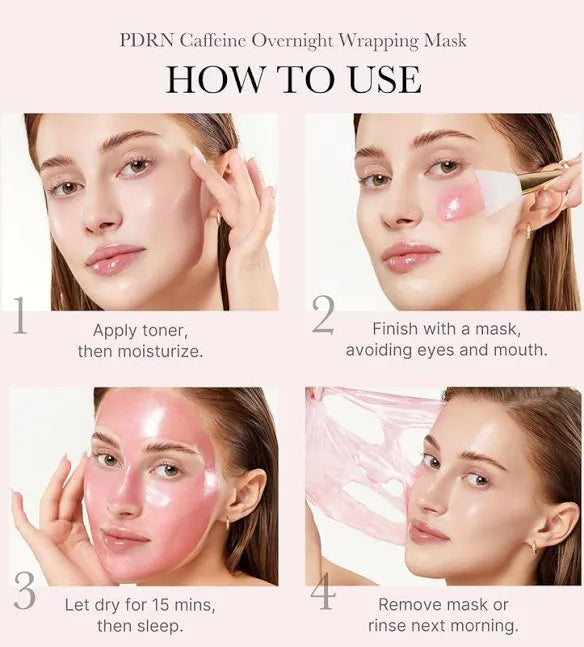 Medicube PDRN Pink Caffeine Night Wrapping Mask (75ml)
