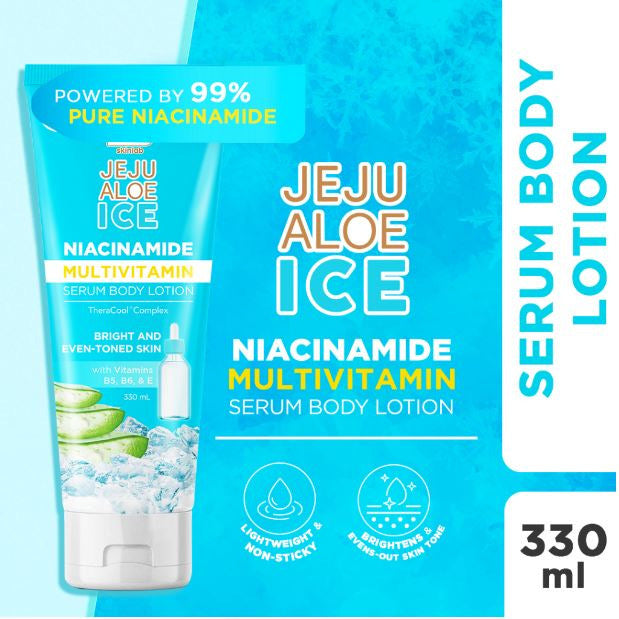 FRESH skinlab Jeju Aloe Ice Niacinamide Multivitamin Serum Body Lotion (330ml)