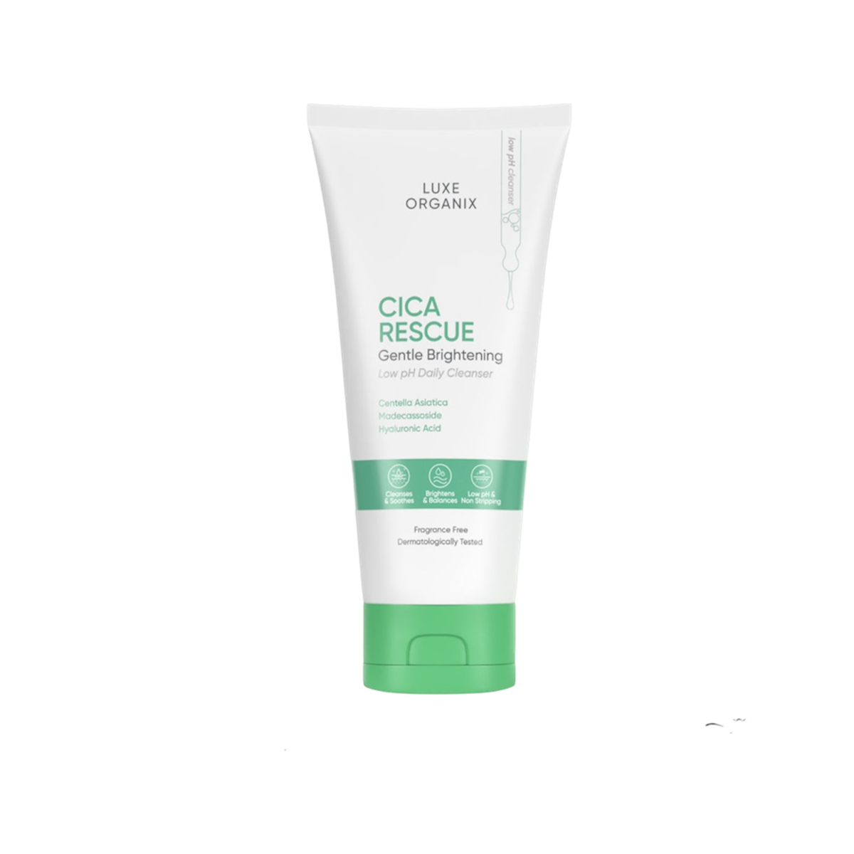 Luxe Organix Cica Rescue Gentle Brightening Daily Cleanser (150mg)