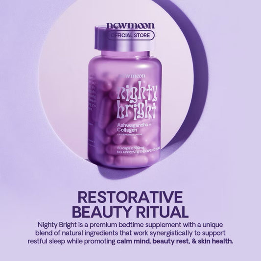 New Moon Nighty Bright Ashwagandha + Collagen (60caps)