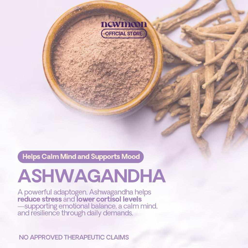 New Moon Nighty Bright Ashwagandha + Collagen (60caps)