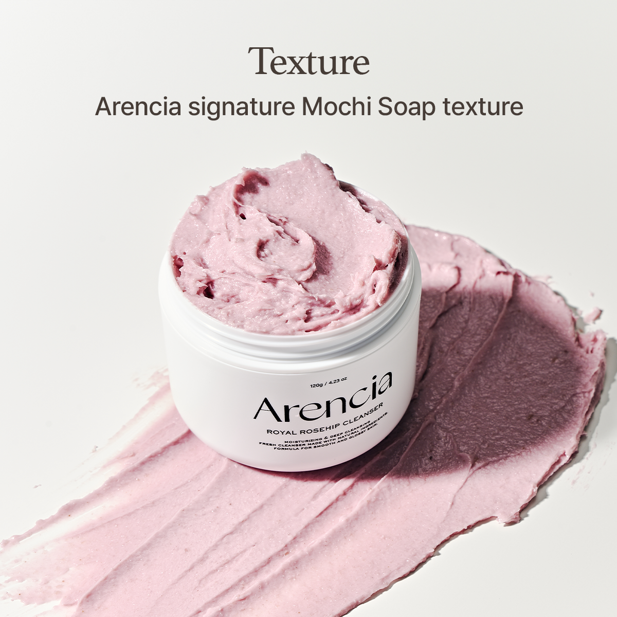 Arencia Fresh Rosehip Rice Mochi Cleanser (120gm)