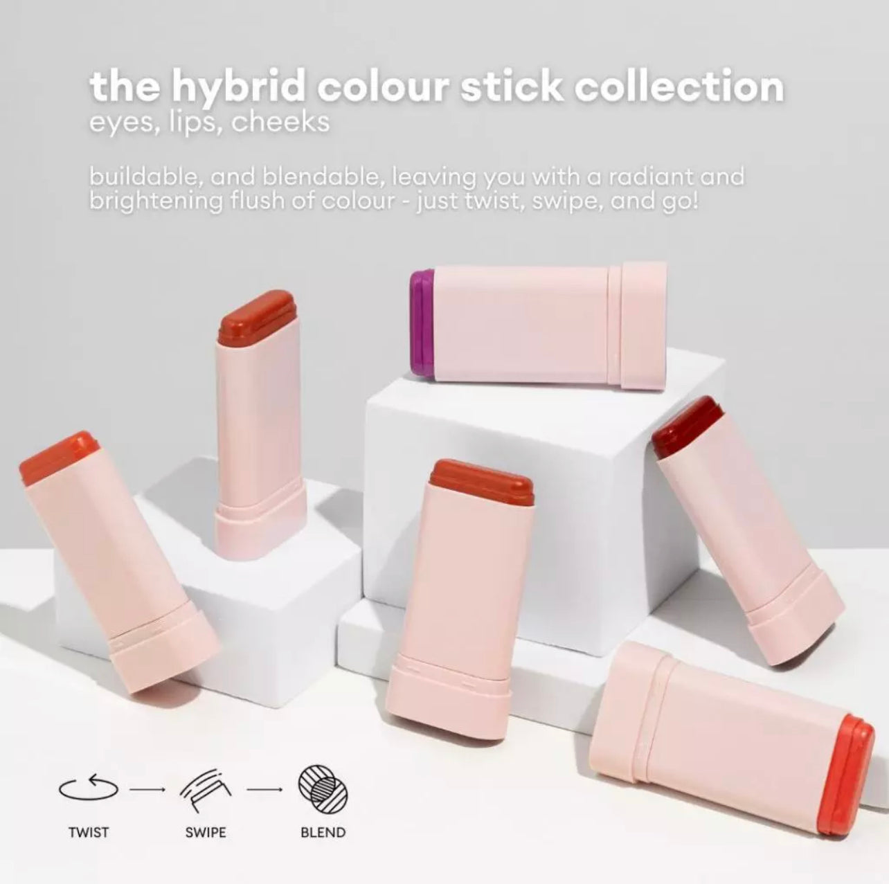 Five Beauty Hybrid Colour Stick Blush (20gm)