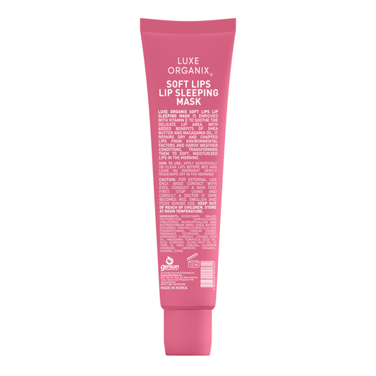Luxe Organix Soft Lips Sleeping Mask