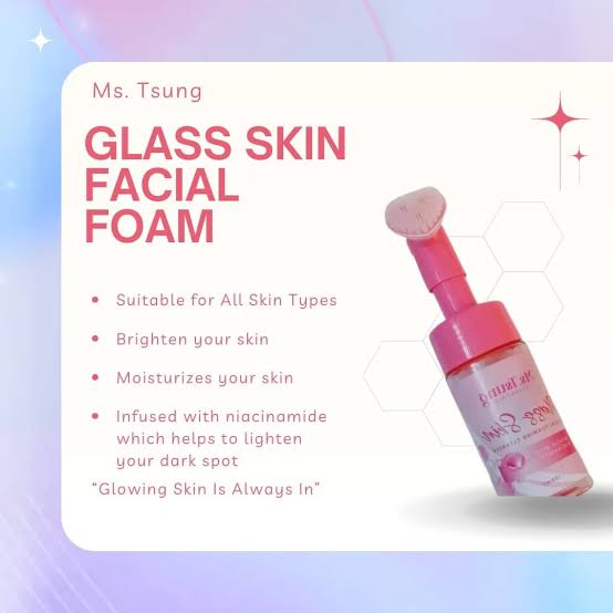 Ms.Tsung Glass Skin Foaming Cleanser (100gm)