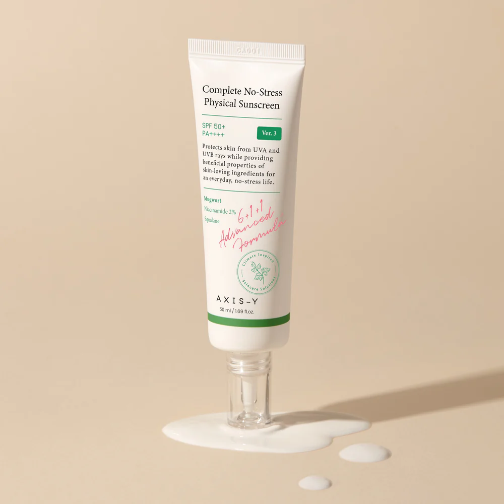 AXIS-Y No Stress Physical Sunscreen SPF50+ PA++++(50ml)