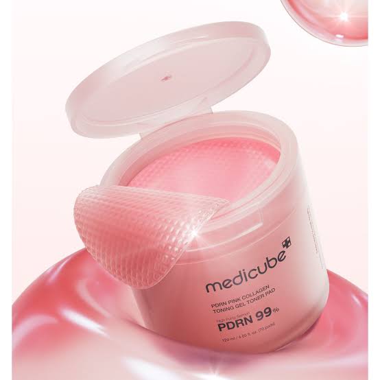 Medicube PDRN Pink Collagen Toning Gel Toner Pad (70pads)