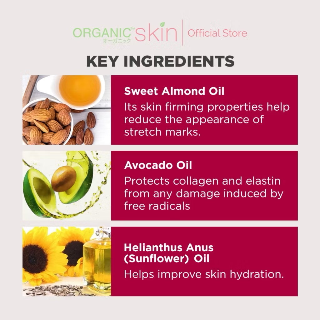 Organic skin Beauty Oil for Stretchmarks&Scars (60ml)