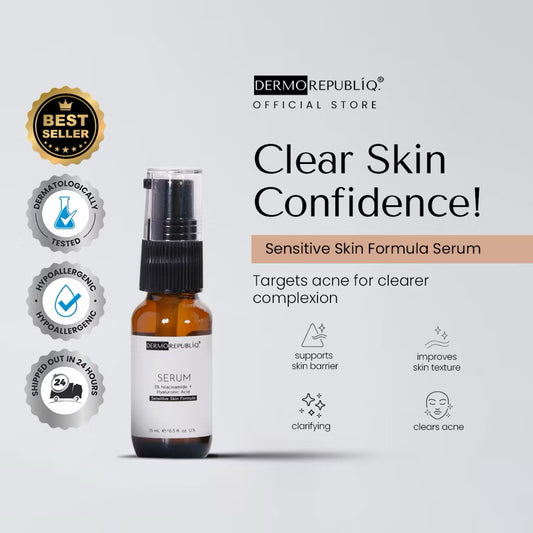 Dermorepubliq 5% Niacinamide + Hyaluronic Acid Sensitive Skin Formula Serum (30ml)