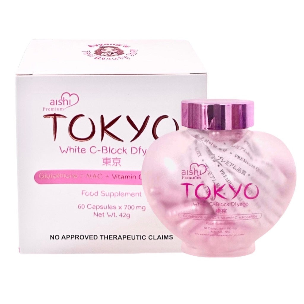 Aishi Tokyo White C-Block Dfyage (Premium Japan Glutathione) Da Beauty Fashion NZ Aishi Tokyo White C-Block Dfyage (Premium Japan Glutathione) Da Beauty Fashion NZ