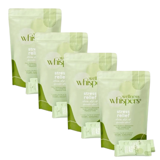 Wellness Whispers Stress Relief (Bundle of 4)