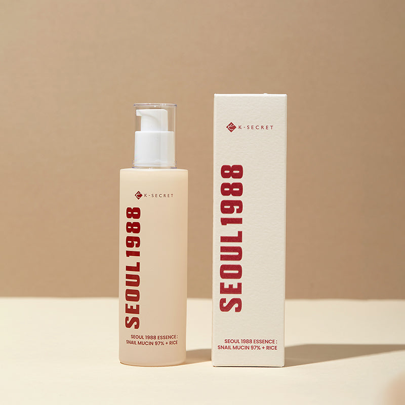 K-SECRET Seoul 1988 Essence: Snail Mucin 97% + Rice (100ml)