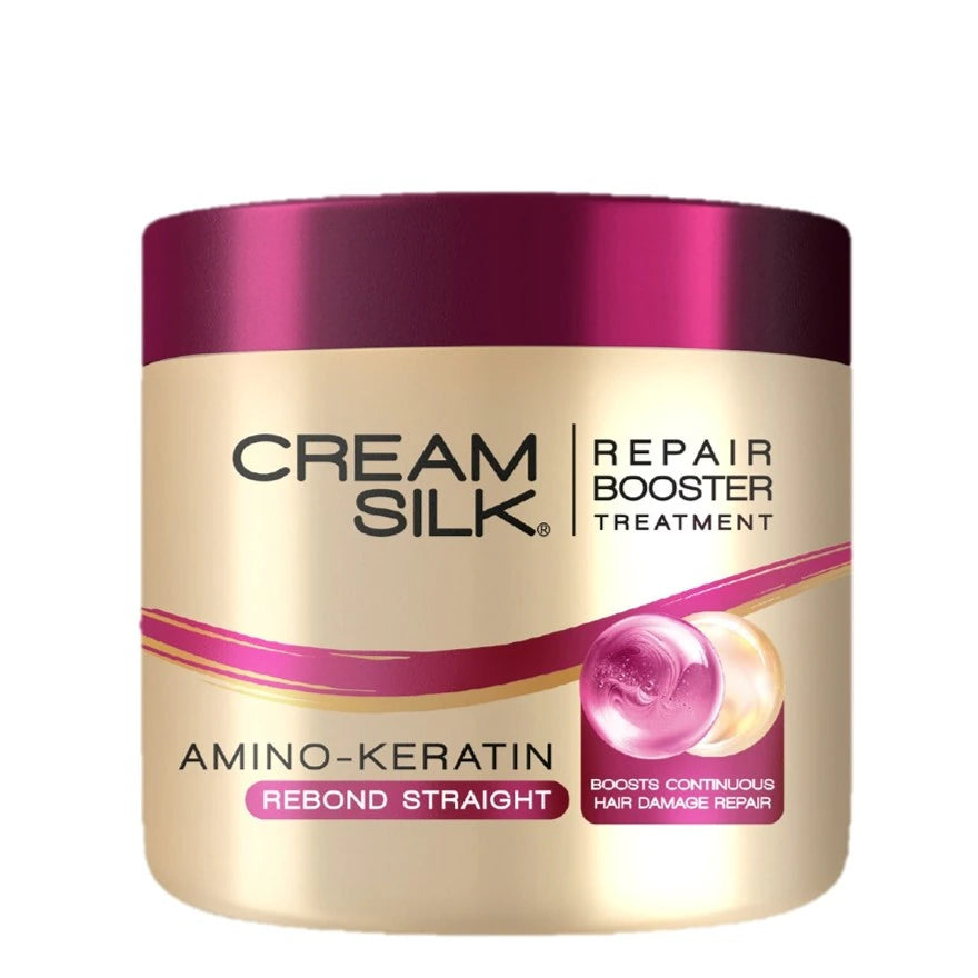Cream Silk Repair Booster Treatment Amino-Keratin Rebond Straight (500ml)