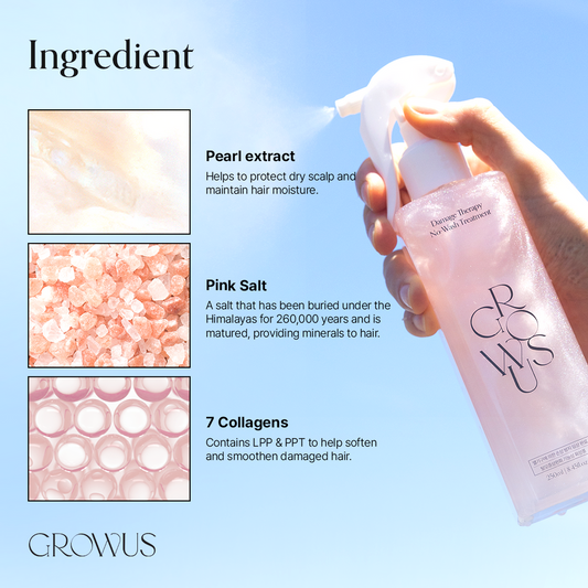 GROWUS Damage Therapy No-Wash Treatment EX (250ml)