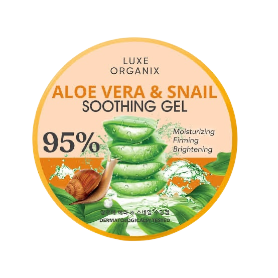 Luxe Organix Aloe Vera & Snail Soothing Gel (300ml)