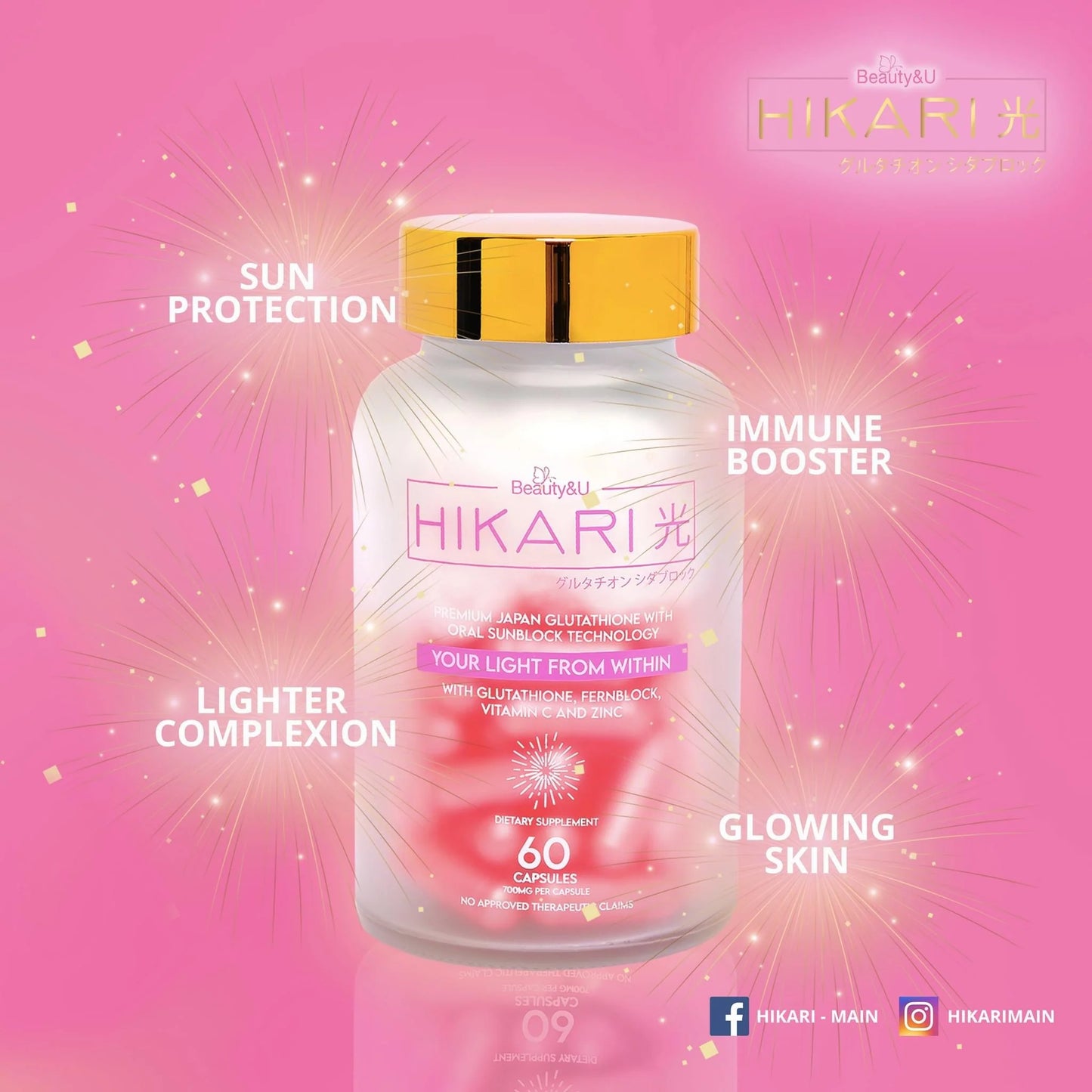 Beauty&U Hikari Ultra (60caps)