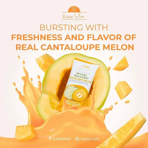 Luxe Slim Cantaloupe Melon Beauty Smoothie