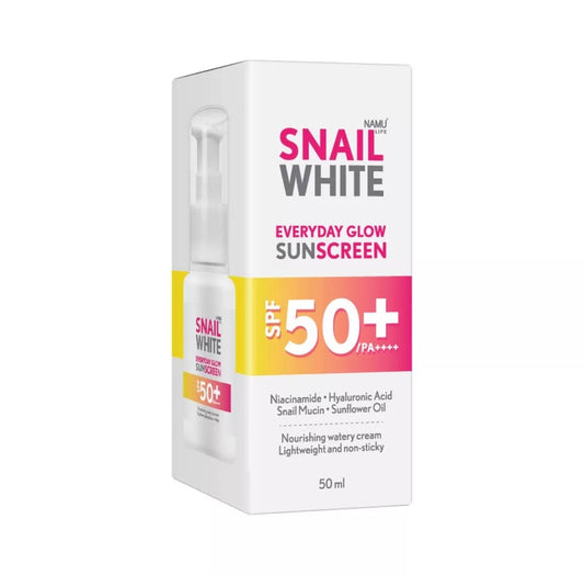 Snail White Everyday Glow Sunscreen SPF 50/PA ++++ (50ml)